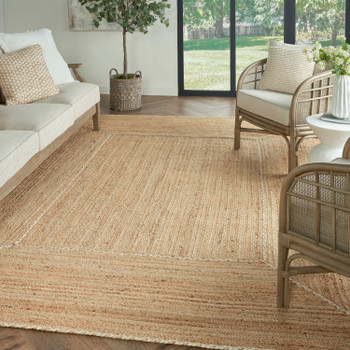 Nourison Terrazzo Jute TRJ01 Natural Area Rugs