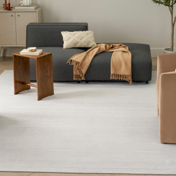 Nourison Washable Essentials WAE01 Ivory Grey Area Rugs