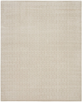 Nourison Washable Charm WCH02 Silver Ivory Area Rugs