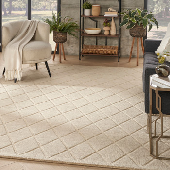 Nourison Wool Haven WOH01 Beige Area Rugs