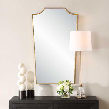 Uttermost Demure Antique Gold Mirror
