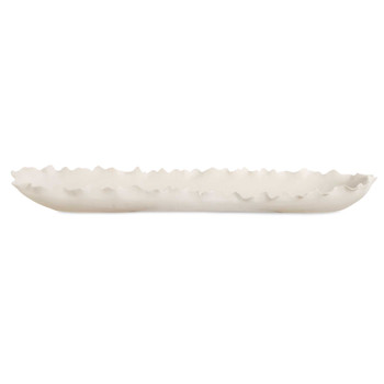Uttermost Ripple Crest White Bowl