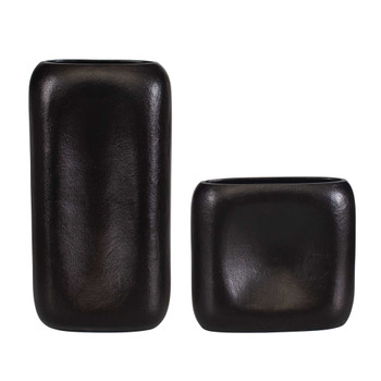 Uttermost Anodic Dark Brown Vases Set/2