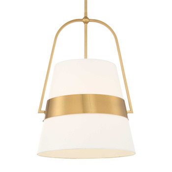 Uttermost Harness 1 Light Shade Pendant