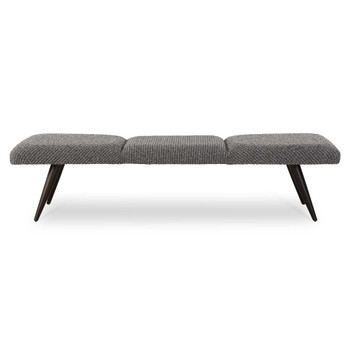 Uttermost Bowtie Charcoal Fabric Bench