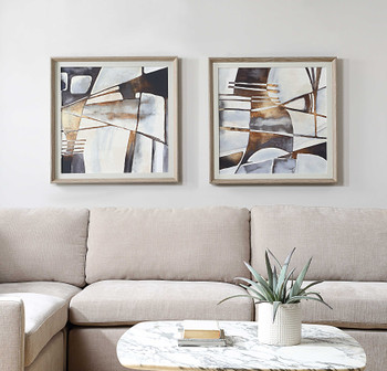 Uttermost Vetrina Framed Abstract Prints Set/2