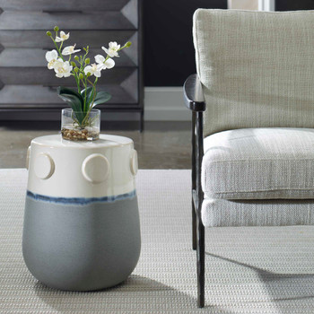 Uttermost Mulvane Ceramic Garden Stool