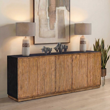 Uttermost Kelvin 5 Door Wood Media Console
