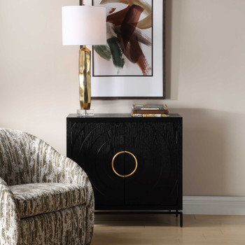 Uttermost Briseis Black 2 Door Cabinet