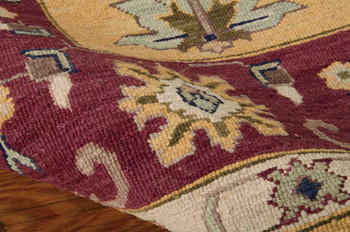 Nourison Nourmak SK92 Yellow 605 Area Rugs