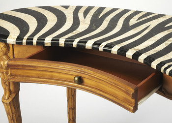 Butler Luisa Fossil Stone Writing Desk