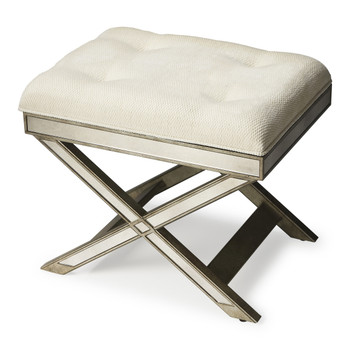 Butler Marlo Mirrored Vanity Stool