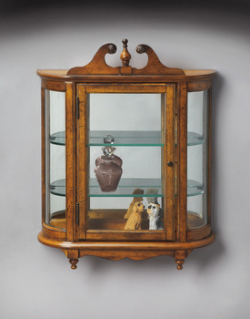 Butler Melinda Vintage Oak Wall Curio