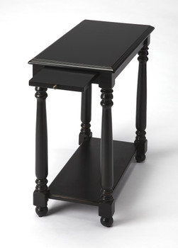 Butler Devane Black Licorice Chairside Table