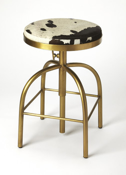 Butler Grogan Hair-on-hide Barstool