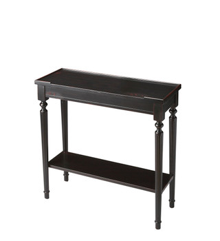 Butler Aubrey Plum Black Console Table