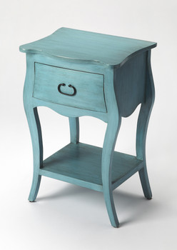 Butler Rochelle Distressed Blue Nightstand