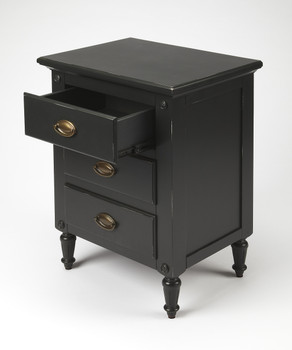 Butler Easterbrook Black Nightstand