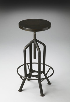 Butler Hampton Iron Revolving Bar Stool