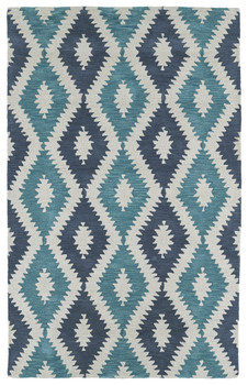 Kaleen Lakota Hand-tufted Lkt01-78 Turquoise Area Rugs