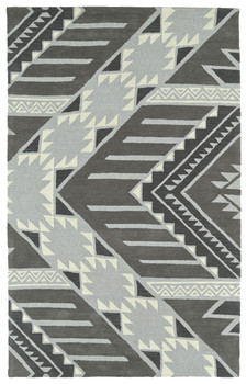 Kaleen Lakota Hand-tufted Lkt04-75 Grey Area Rugs