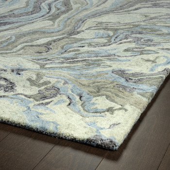 Kaleen Marble Hand-tufted Mbl04-17 Blue Area Rugs