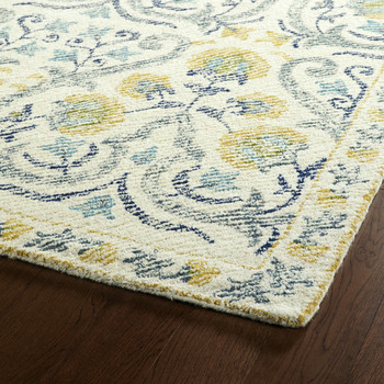 Kaleen Montage Hand Tufted Mtg11-01 Ivory Area Rugs