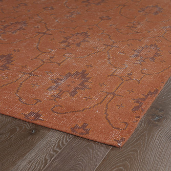 Kaleen Restoration Hand-knotted Res01-31 Pumpkin Area Rugs
