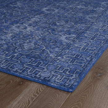 Kaleen Restoration Hand-knotted Res04-17 Blue Area Rugs