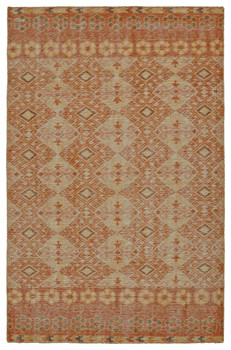 Kaleen Relic Hand-knotted Rlc04-89 Orange Area Rugs