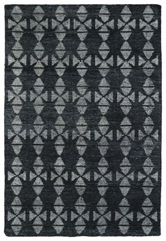 Kaleen Solitaire Hand Woven Sol02-38 Charcoal Area Rugs