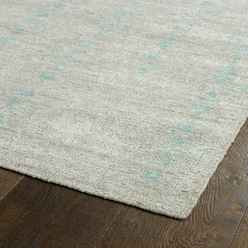 Kaleen Solitaire Hand Woven Sol03-77 Silver Area Rugs