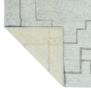 Kaleen Solitaire Hand-woven Sol10-34 Glacier Area Rugs