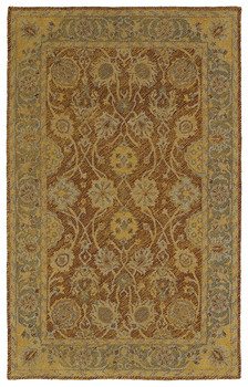 Kaleen Weathered Hand-tufted Wtr08-06 Brick Area Rugs