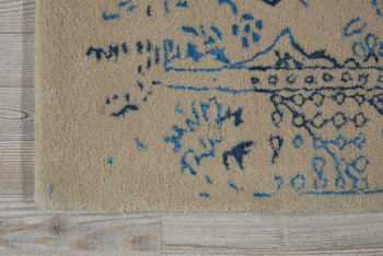 Nourison Symphony SYM14 Ivory/blue Area Rugs