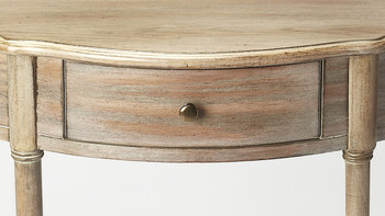 Butler Skilling Driftwood Demilune Console Table