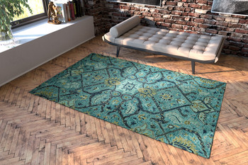 Kaleen Chancellor Hand-tufted Cha04-17 Blue Area Rugs