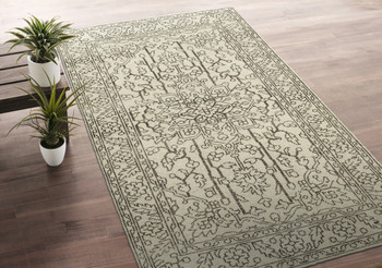 Kaleen Herrera Hand-knotted Hra04-03 Beige Area Rugs