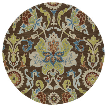 Kaleen Taj Hand Tufted Taj02-40 Chocolate Area Rugs