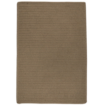 Colonial Mills Sunbrella Solid Ls02 Mushroom Area Rugs