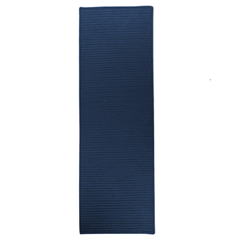 Colonial Mills Reversible Flat-braid (rect) Runner Rt53 Navy Area Rugs