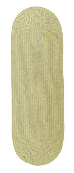 Colonial Mills Reversible Flat-braid (oval) Runner Rv66 Sprout Green Area Rugs