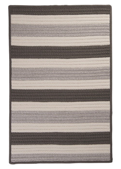 Colonial Mills Stripe It Tr09 Silver Area Rugs