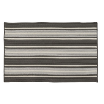 Colonial Mills Mesa Stripe Ms38 Stone Grey Area Rugs