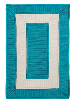 Colonial Mills Rope Walk Cb92 Turquoise Area Rugs