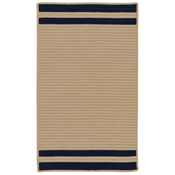 Colonial Mills Denali End Stripe De75 Navy Area Rugs