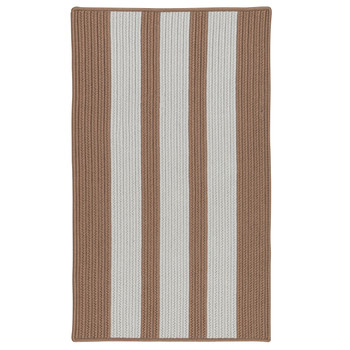 Colonial Mills Everglades Vertical Stripe Ev47 Mocha Area Rugs