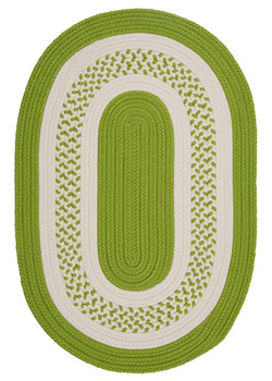 Colonial Mills Crescent Nt62 Bright Green Area Rugs