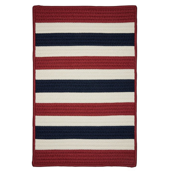 Colonial Mills Portico Po29 Patriotic Stripe Area Rugs