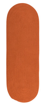 Colonial Mills Reversible Flat-braid (oval) Runner Rv74 Rust Area Rugs